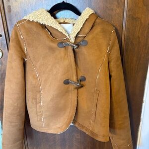 Shearling Toggle Jacket Anthropologie